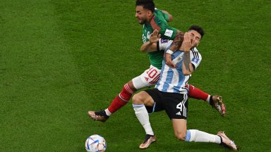 Мондиал 2022 на живо: Аржентина - Мексико 0:0, много битка и малко футбол