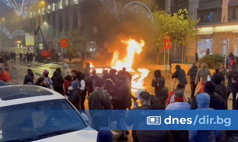 Белгийската полиция трябваше да затвори части от центъра на столицата