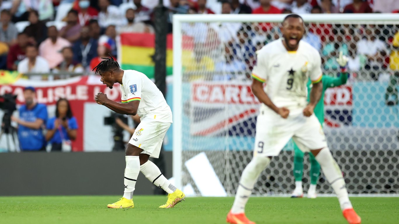 "Черните звезди" от Гана отказаха Южна Корея в нов голов трилър