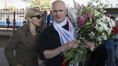 Тазгодишният носител на Нобелова награда за мир Алес Беляцки дългогодишен