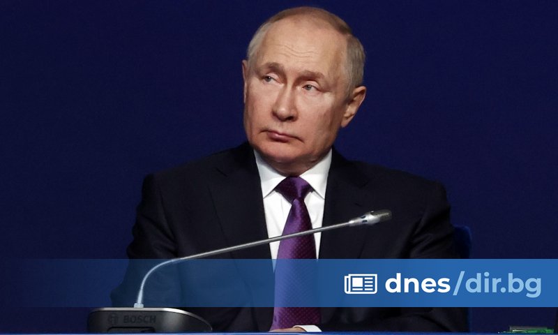Президентът на Русия Владимир Путин нареди на руския министър на