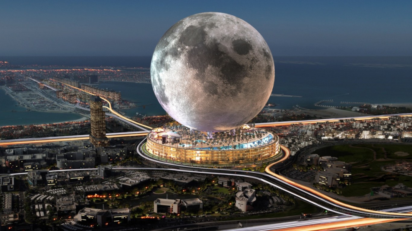 Дубай строи курорт с формата на Луната за 5 млрд. долара (снимки и видео)