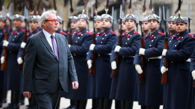 Новият посланик на Франция в България Жоел Мейер връчи