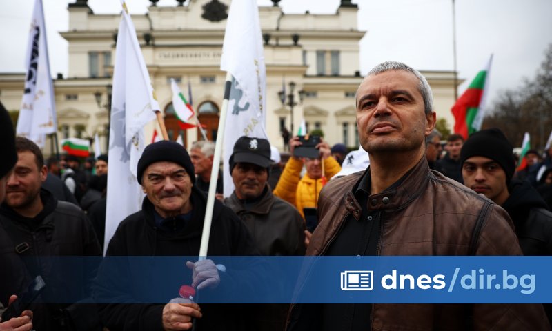 Протест на Възраждане в защита на българския лев и против