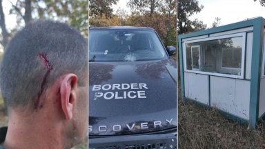 Снимки с последствията от сблъсъка с мигранти довел до разпространеното