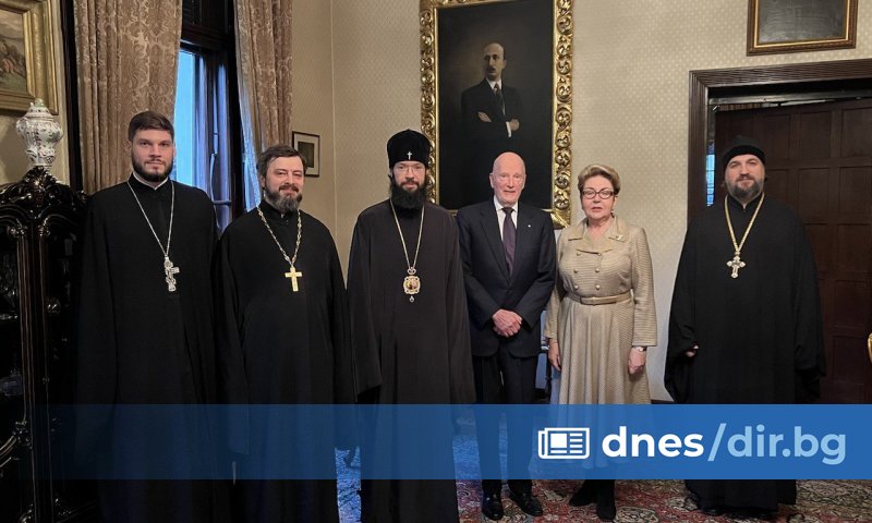 Негово Величество прие делегация от Руската православна църква, която е