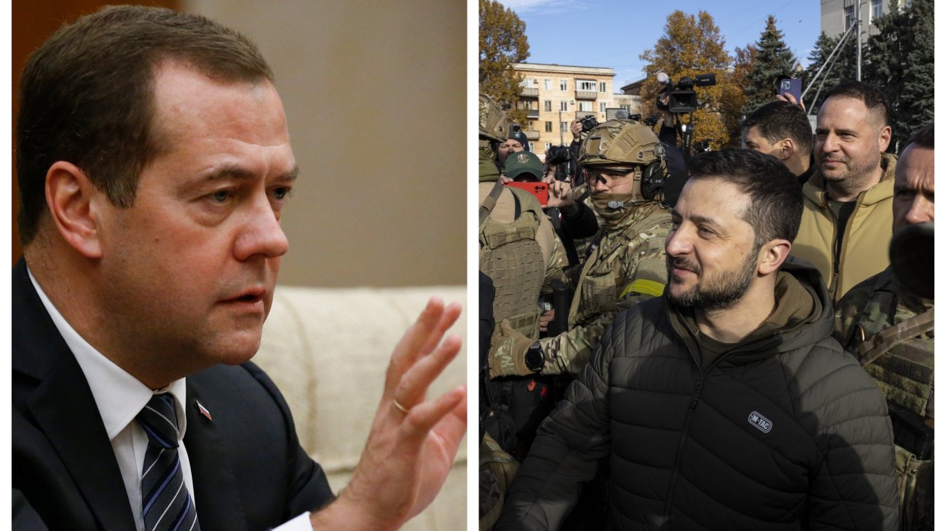Медведев нарече украинците "свине" за отказа да спрат бойните действия за Рождество