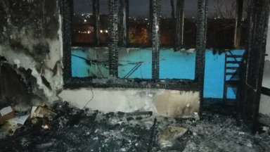 Пожар изпепели жилище в Пловдив, а момичето в него се спаси