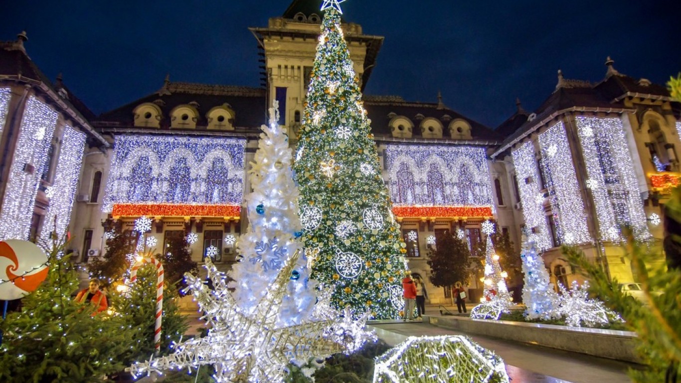 Коледният базар в Крайова е на трето място по красота в Европа