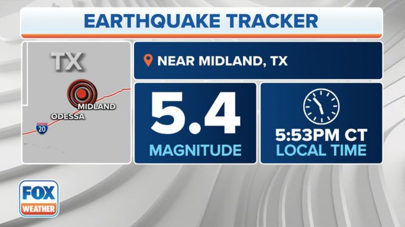 5,4 по Рихтер в Западен Тексас - четвърто по сила земетресение в историята на щата