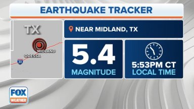 Едно от най силните земетресения в историята на Тексас е станало