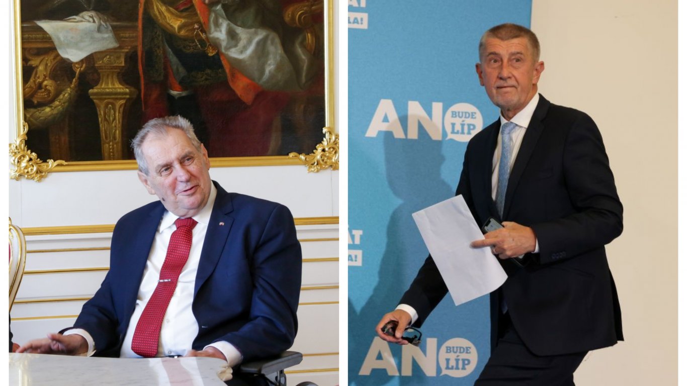 Президентът на Чехия ще подкрепи за наследник милиардер с проблеми с правосъдието