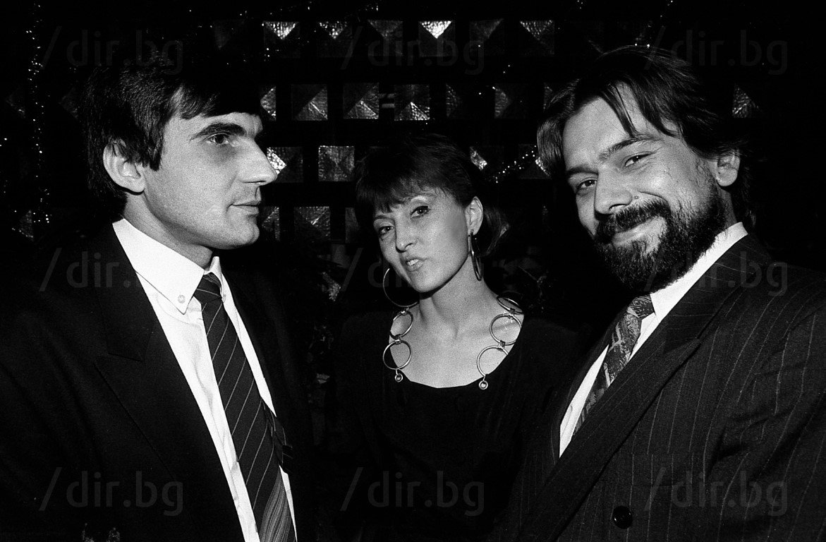 Създателят на "Репортер 7" Крум Благов със Севда Шишманова и Петко Георгиев