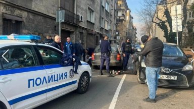 Шофьор е задържан в центъра на София след гонка с