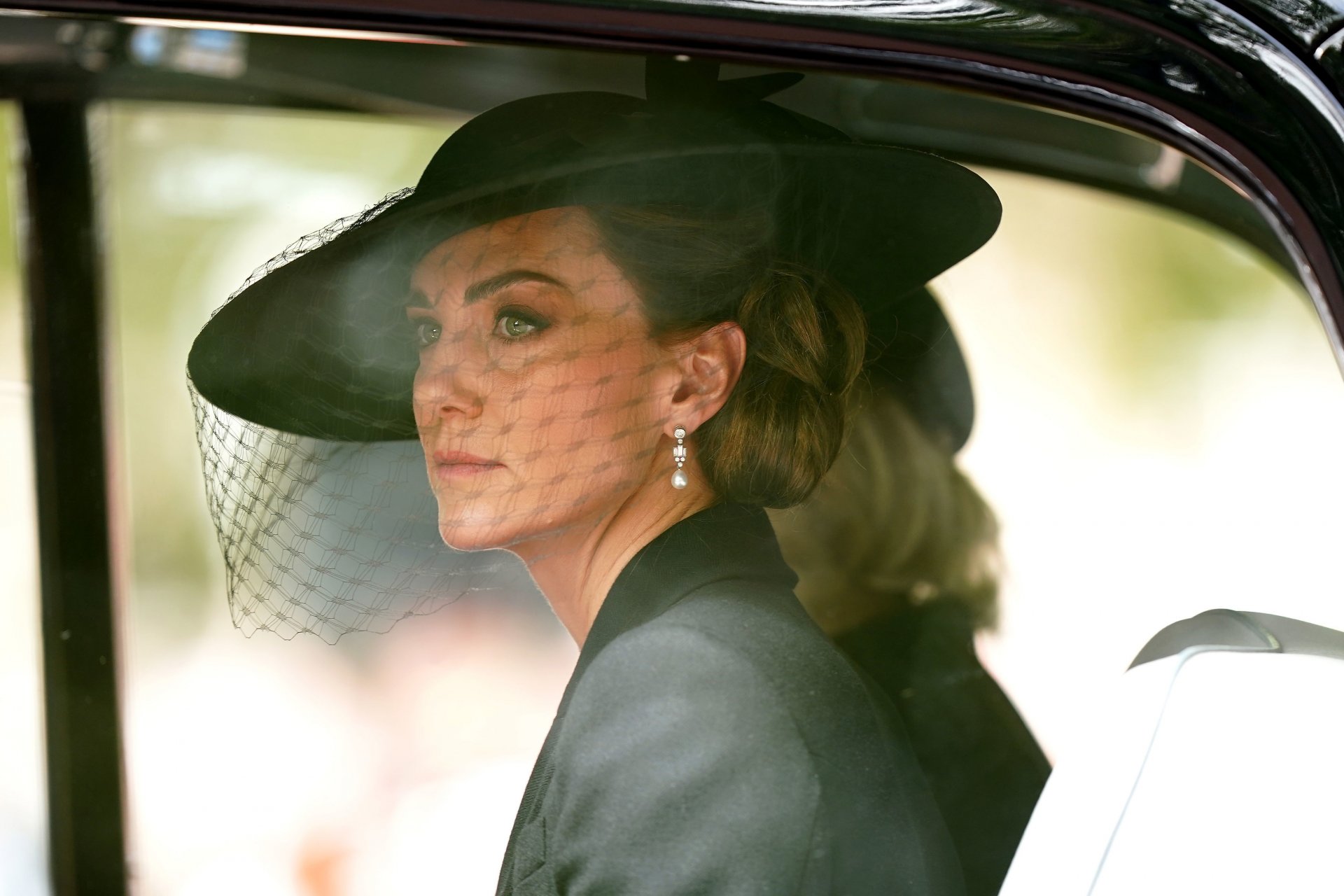 Кейт Мидълтън на погребението на кралица Елизабет Втора
