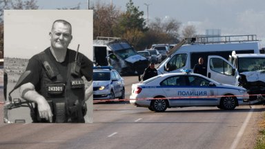 Почина полицаят, блъснат при гонката с мигранти край Казичене
