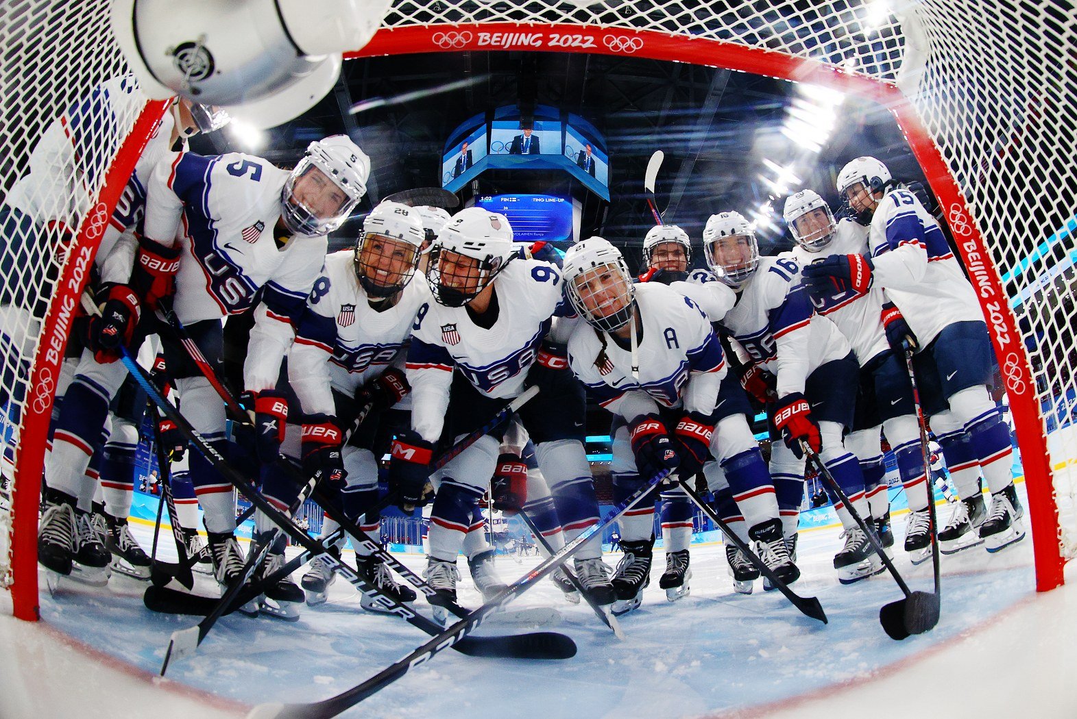 Американският отбор по хокей беше в супер настроение преди началото на Олимпиадата