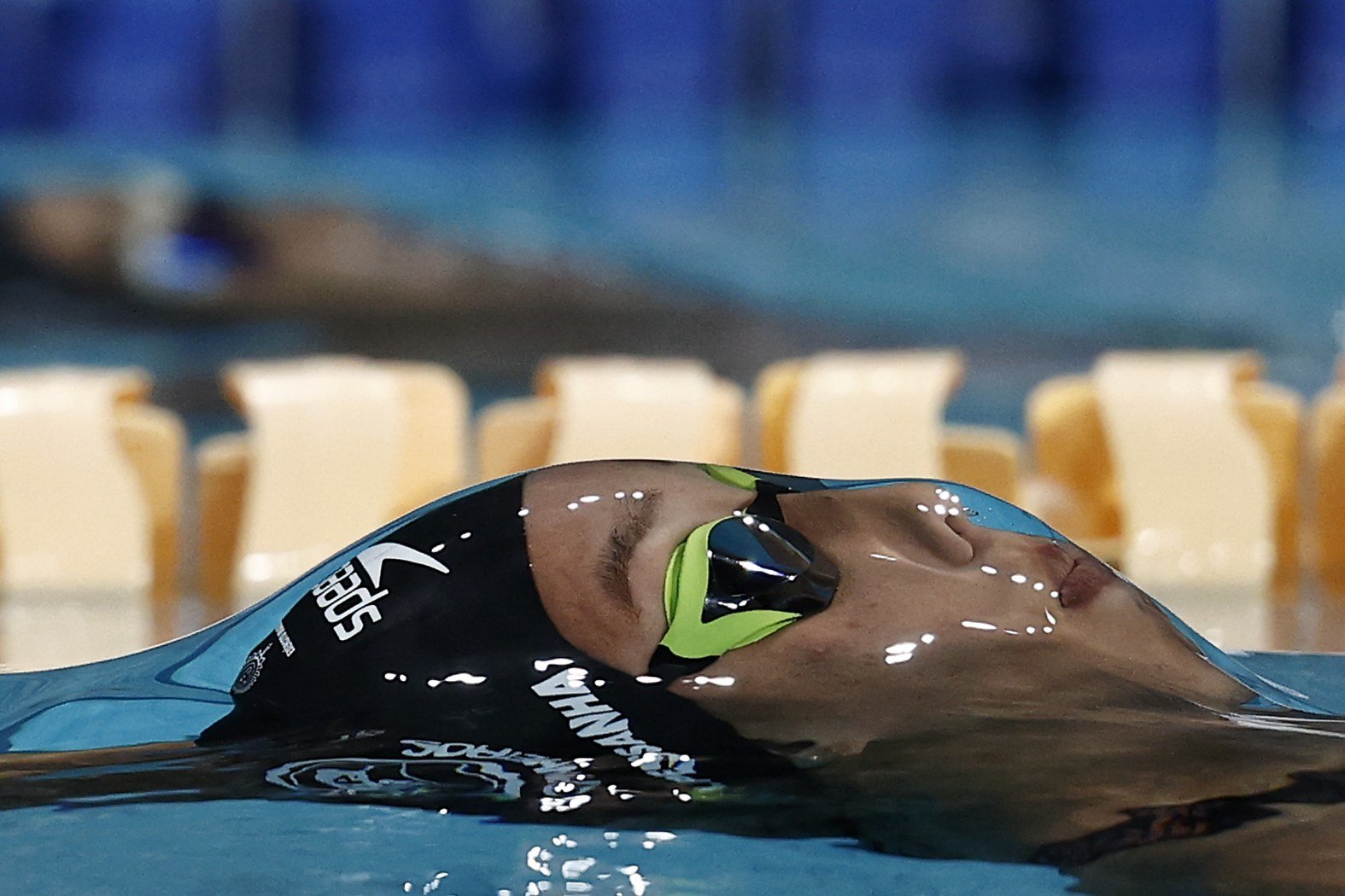 Бразилската плувкиня Андреа Алиана Берино заснета в невероятен кадър