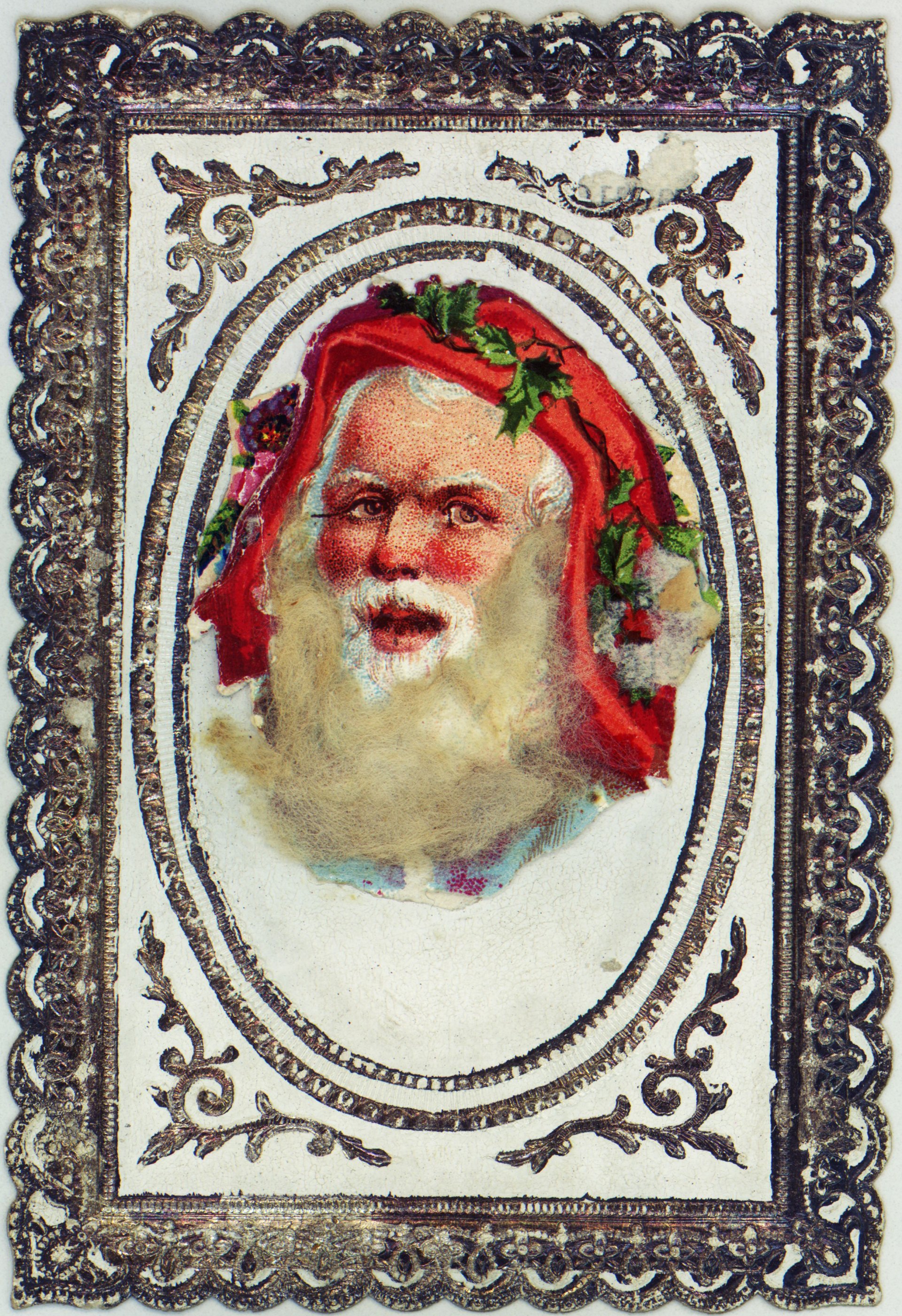 Картичка с дядо Коледа от 1878 г.