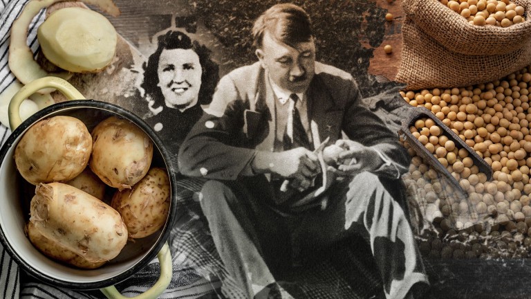 Ексцентричните хранителни навици на Хитлер и Ева Браун