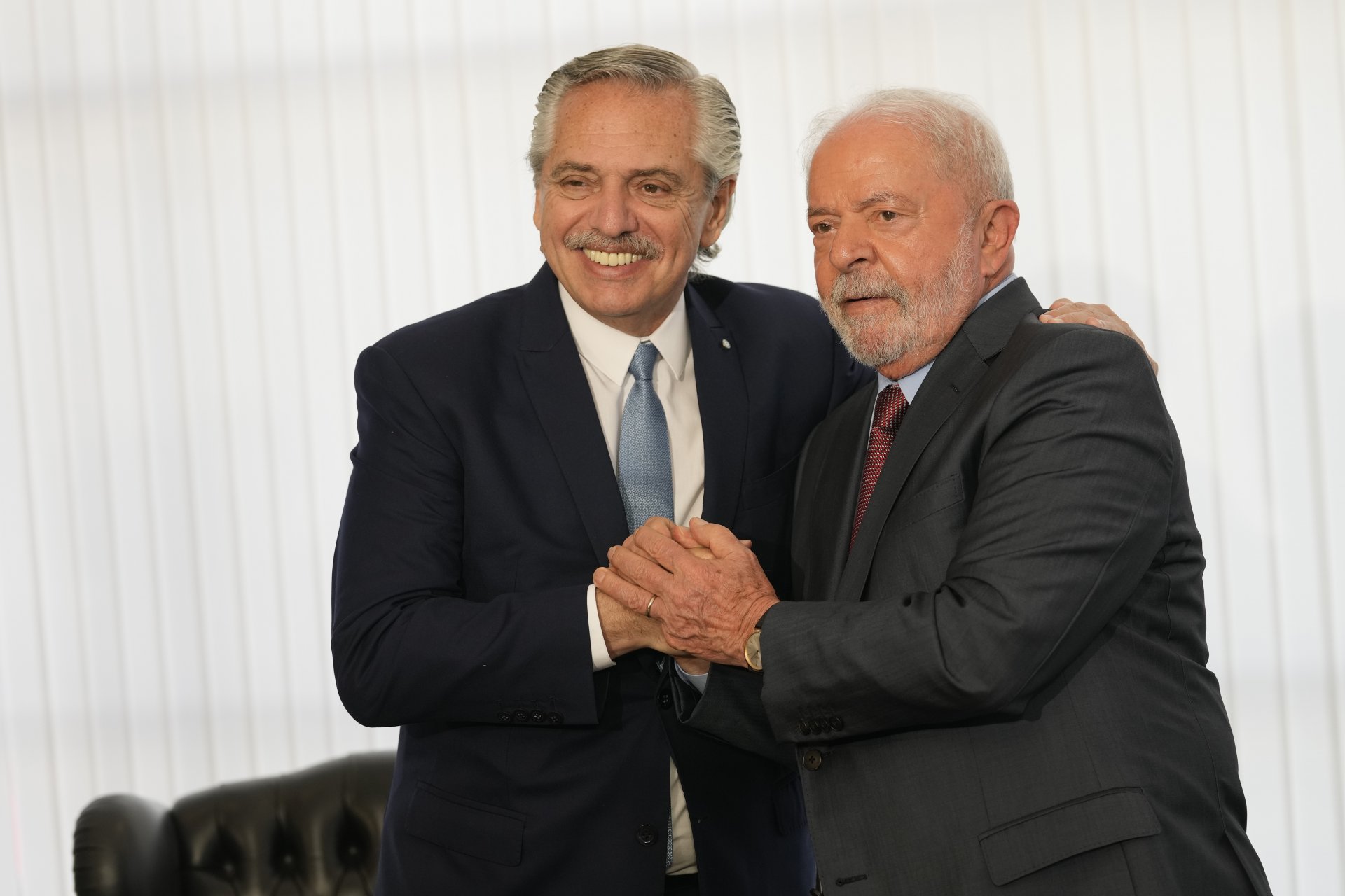 Бразилският президент Лула да Силва и президентът на Аржентина Алберто Фернандес 
