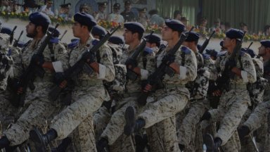 Член на иранския Корпус на гвардейците на Ислямската революция КГИР