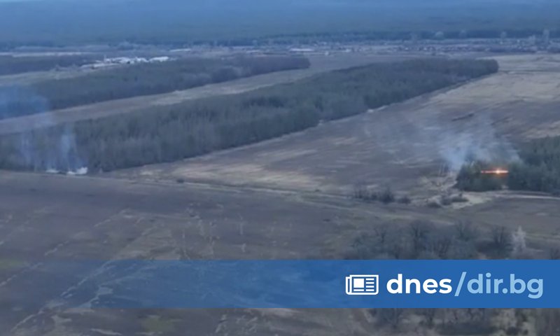 Видеозапис от уникален танков дуел в Донбас бяха разпространени от