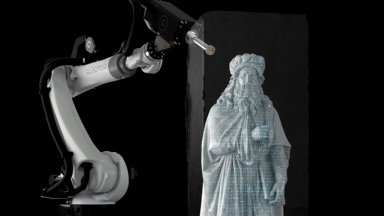 Създадоха робот, който вае скулптури от мрамор като Микеланджело