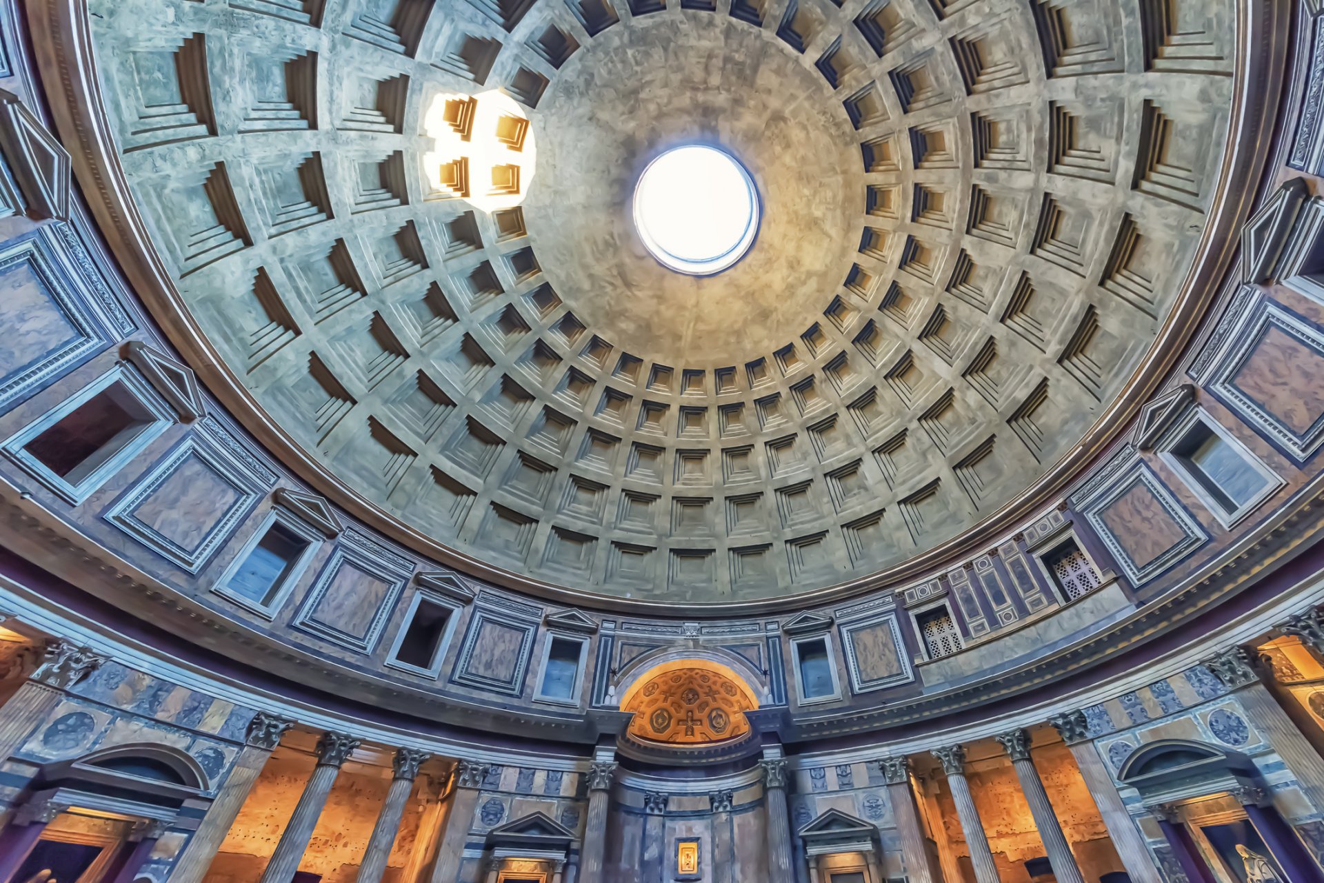 Куполът на Пантеона в Рим