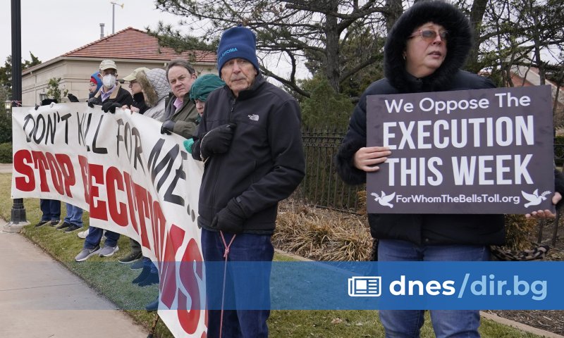 Американец, осъден на смърт за убийството на двама души, които