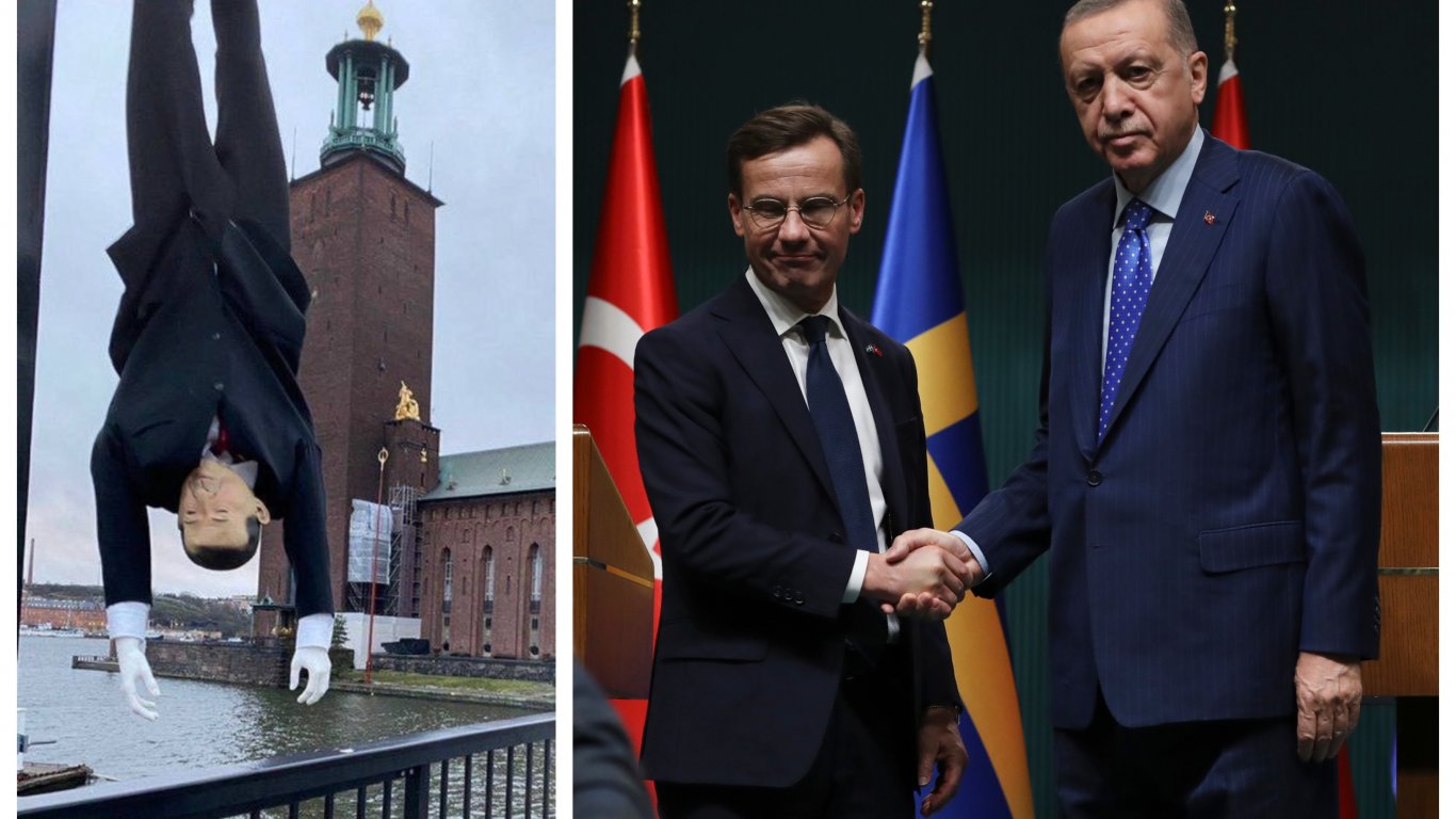 Стокхолм осъди „екзекуция“ на Ердоган, която предизвика скандал между Турция и Швеция (видео)