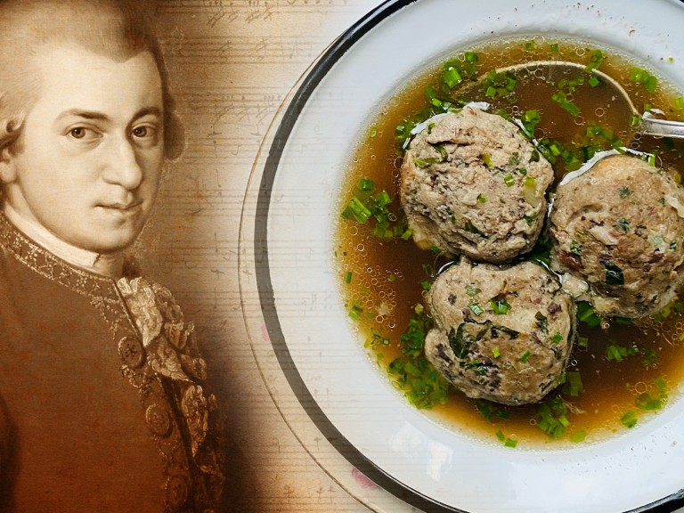 Кнедли от черен дроб, или с какво е обичал да се храни Моцарт