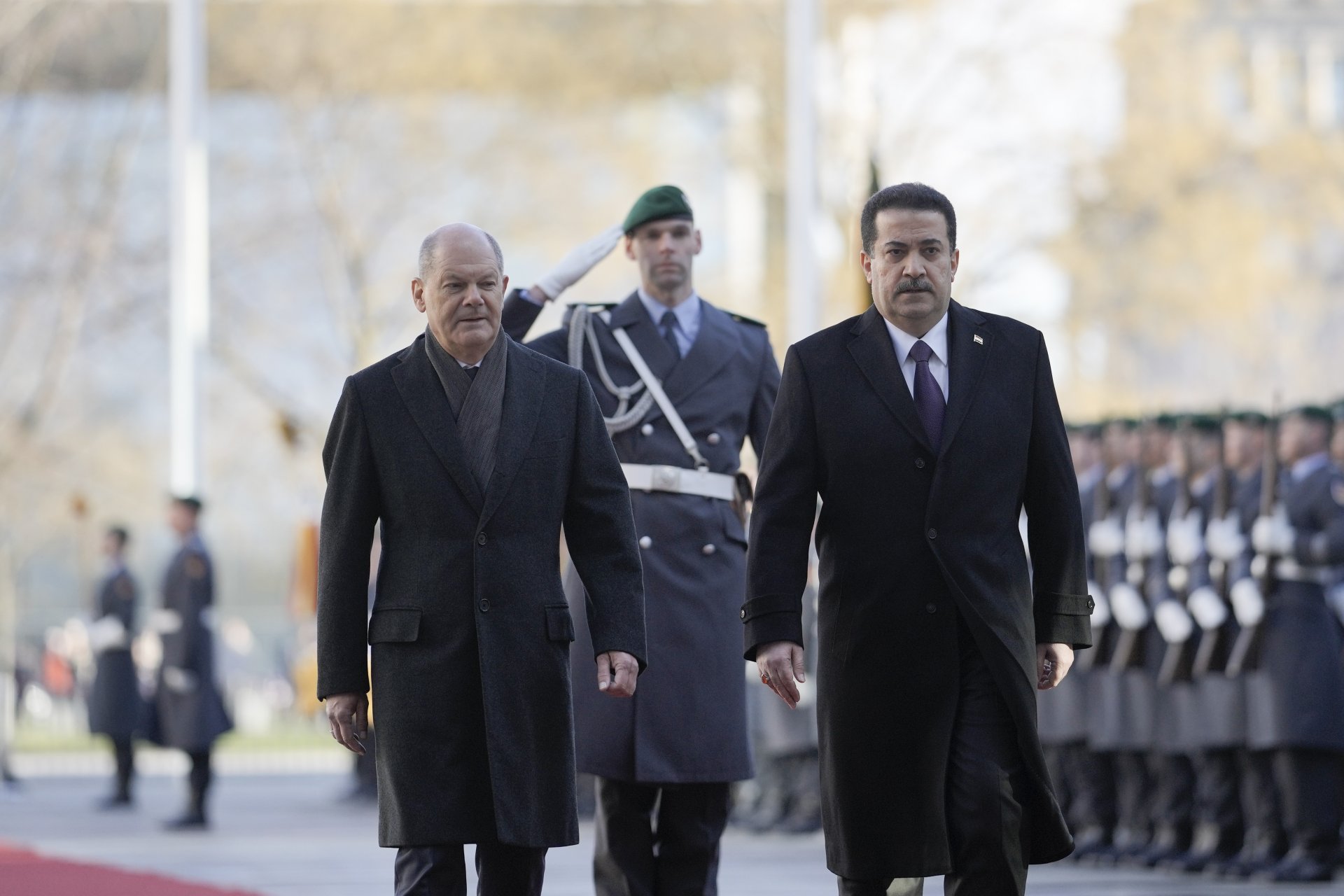 Канцлерът на Германия Олаф Шолц прие в Берлин премиера на Ирак Мохамед Шия ас Судани