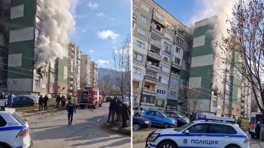 Пожар е възникнал в жилищен блок в Кюстендил в кв