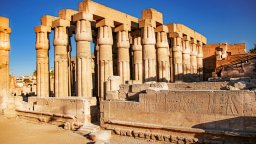Реставрирани са 37 колони в Голямата хипостилна зала в древноегипетския храм на Амон-Ра в Карнак 