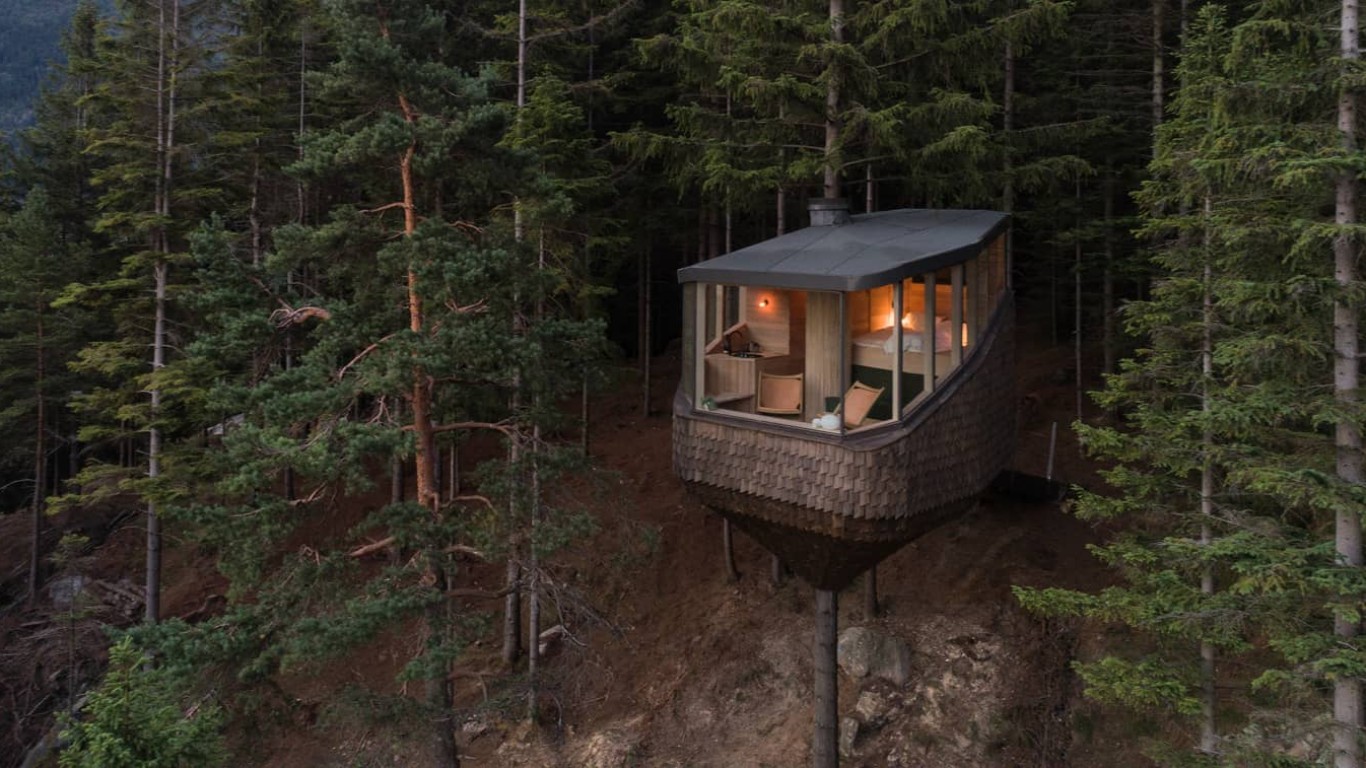 8 от най-авангардните горски къщи в света (галерия)