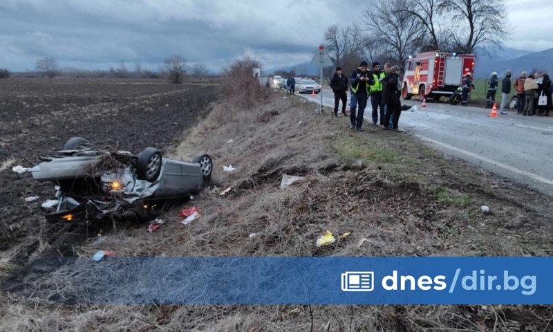 Тежка катастрофа на Подбалканския път малко след разклона за село