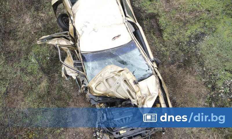 Пробата за алкохол с дрегер на 42-годишния шофьор, който катастрофира