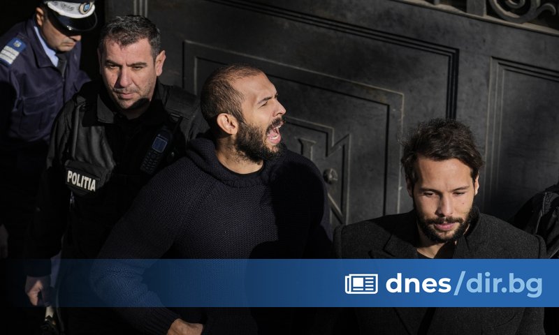 Братята Андрю и Тристан Тейт остават в предварителния арест, реши