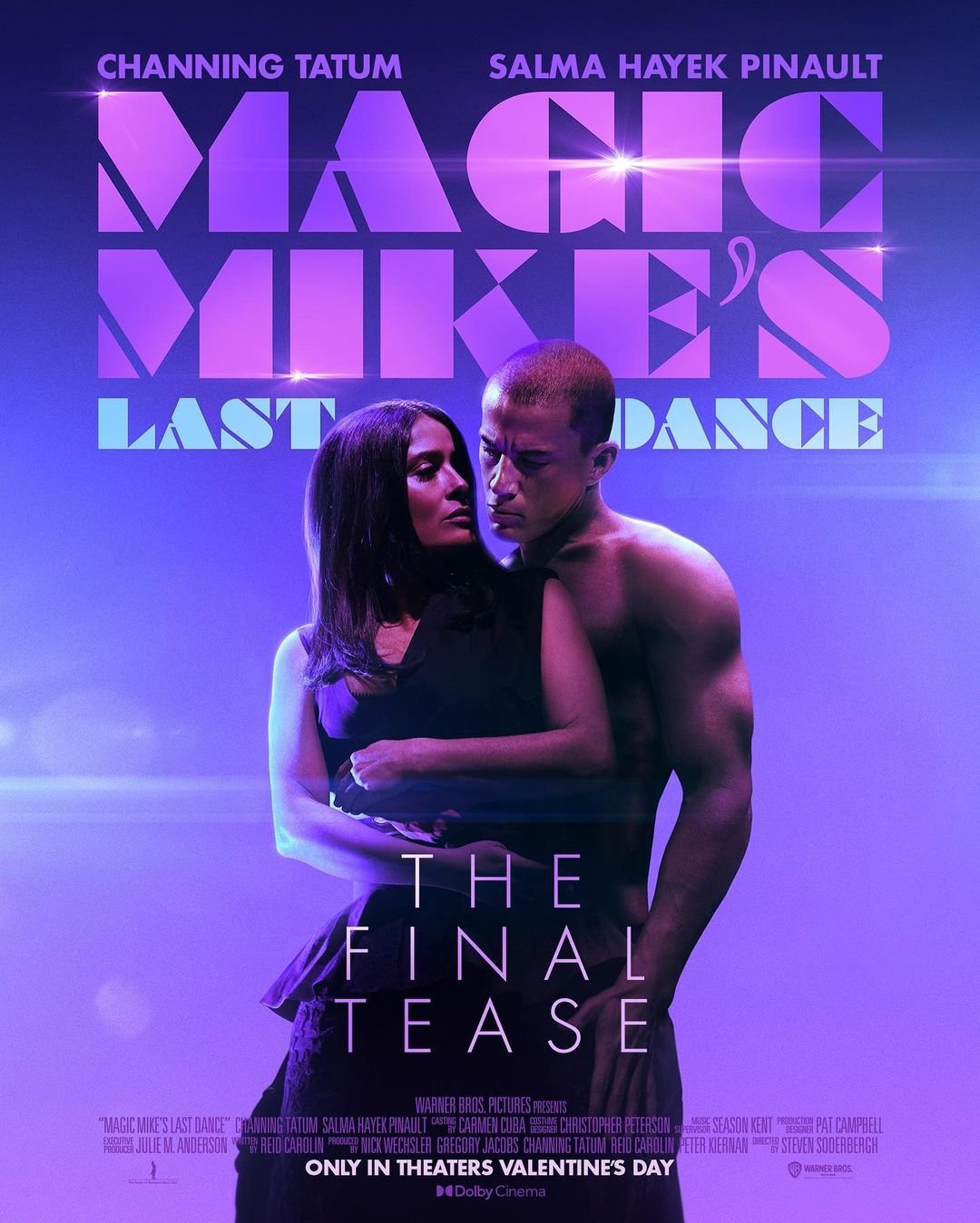 Официален плакат на фима "Magic Mike's Last Dance"