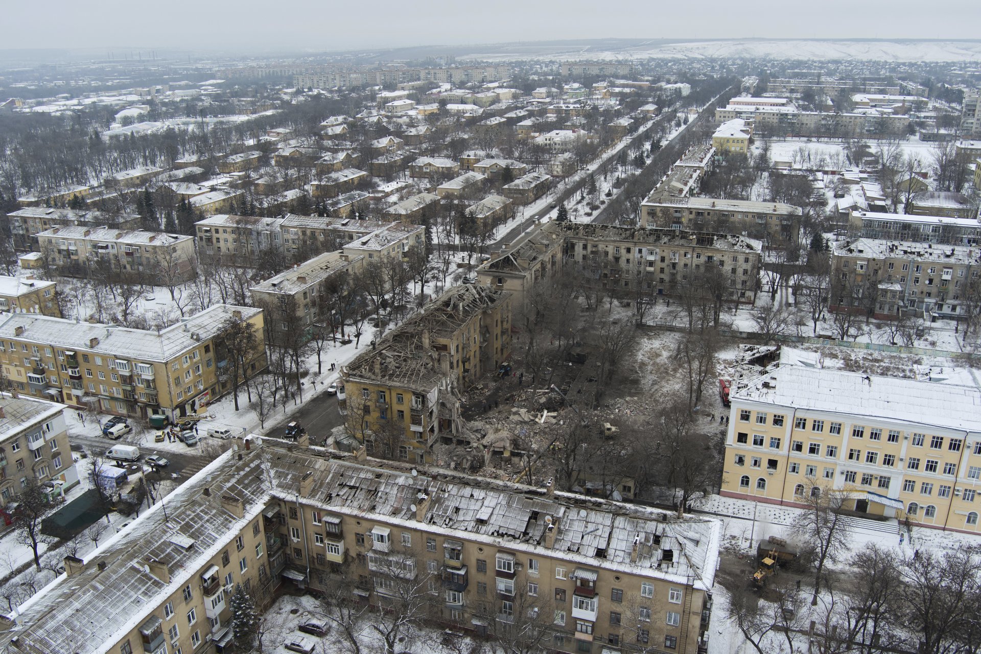 Две ракети удариха жилищни сгради в Краматорск
