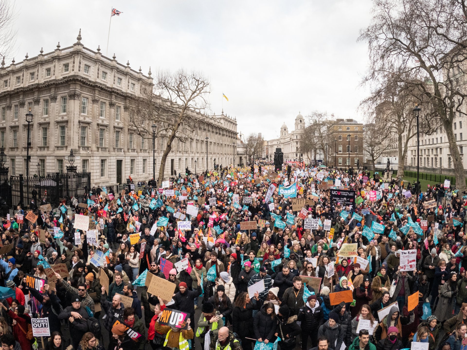 Стачките на синдикатите в Лондон