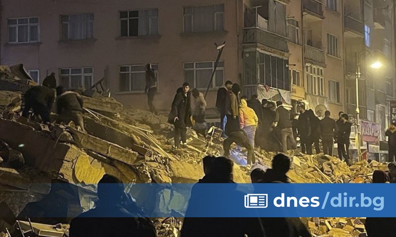Земетресение с магнитуд 5,6 разлюля днес Централна Турция, съобщи Европейския