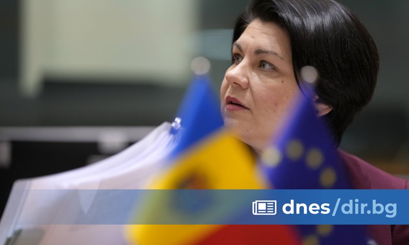 Молдовският премиер Наталия Гаврилица обяви днес, че правителството ѝ подава