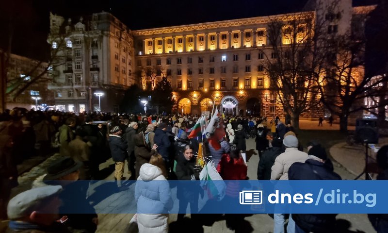 Граждани се събраха на протест пред президентството под надслов Ние