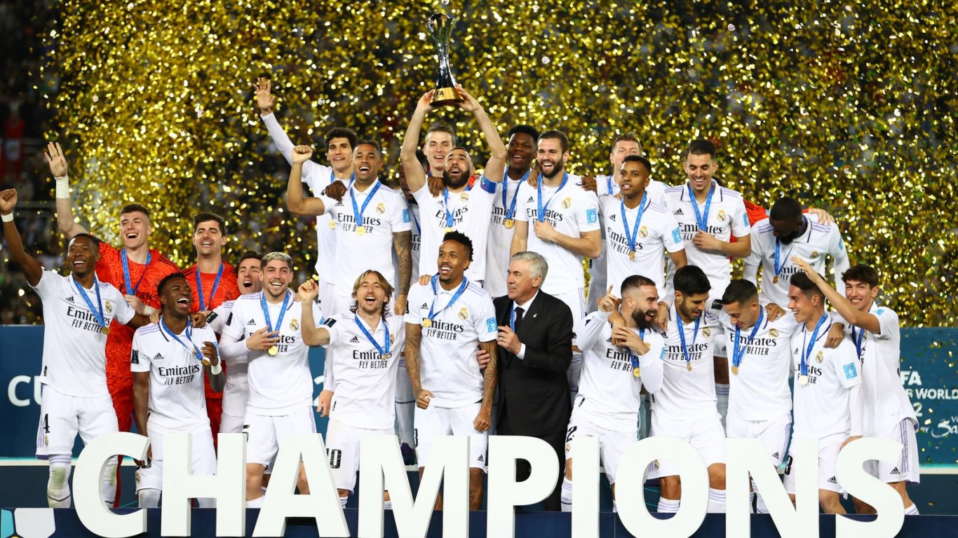 Реал Мадрид е световен клубен шампион след зрелище с осем гола