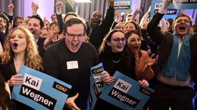 Дясноцентристкият Християндемократически съюз ХДС постигна вчера впечатляваща победа на повторните