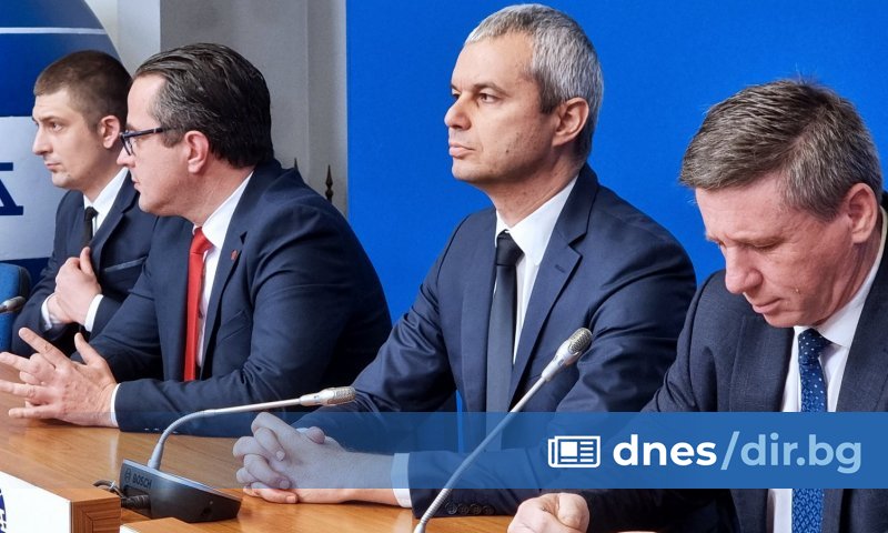 Възраждане представи водачите си на листи за предсрочния вот на