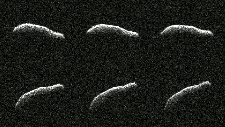 НАСА засне странен издължен астероид