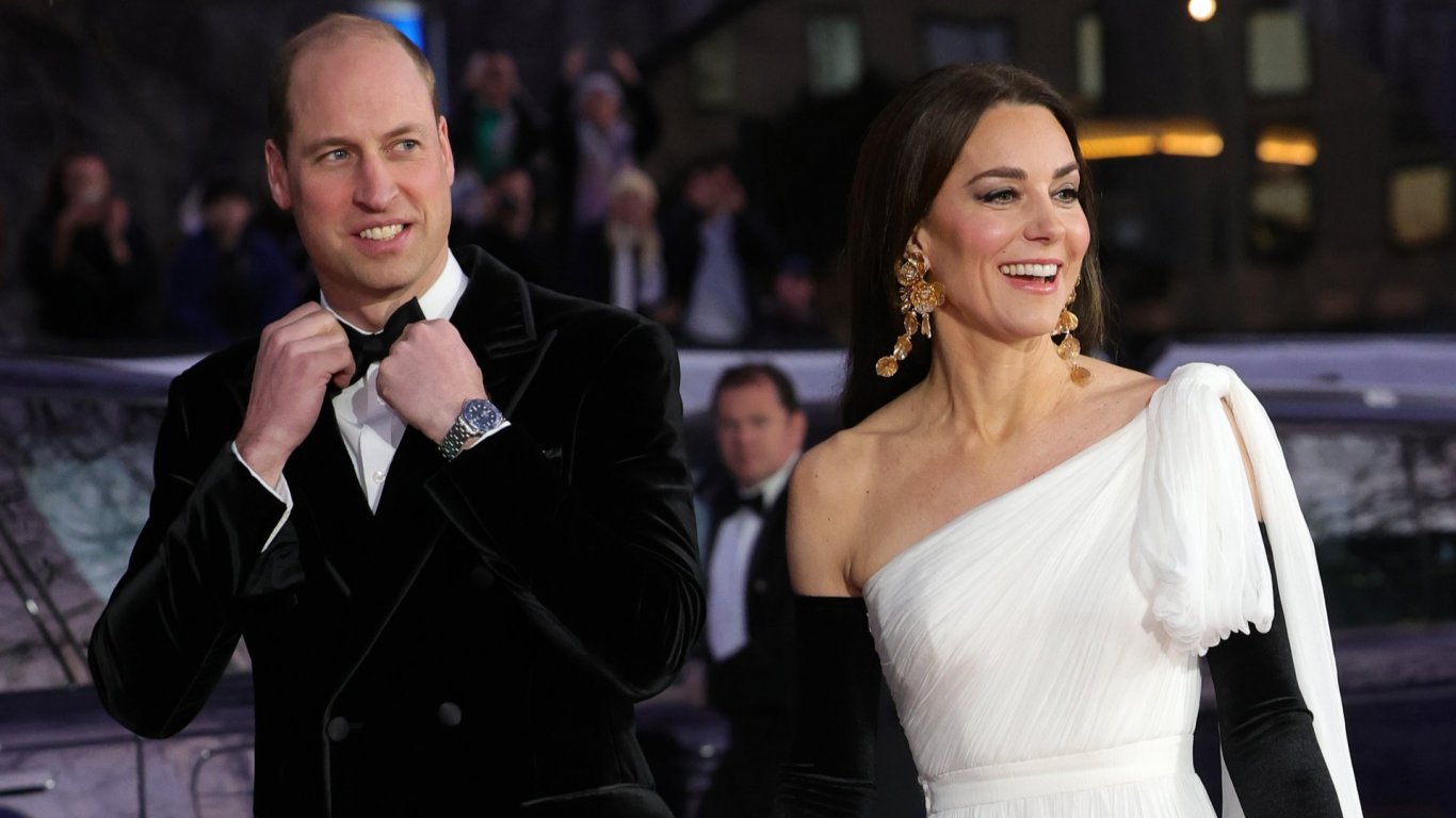 Кейт Мидълтън на наградите БАФТА – кралски блясък в стара рокля и бюджетни обеци